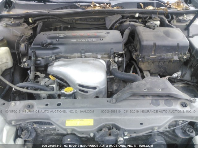 4T1BE32K23U781493 - 2003 TOYOTA CAMRY LE/XLE/SE GRAY photo 10