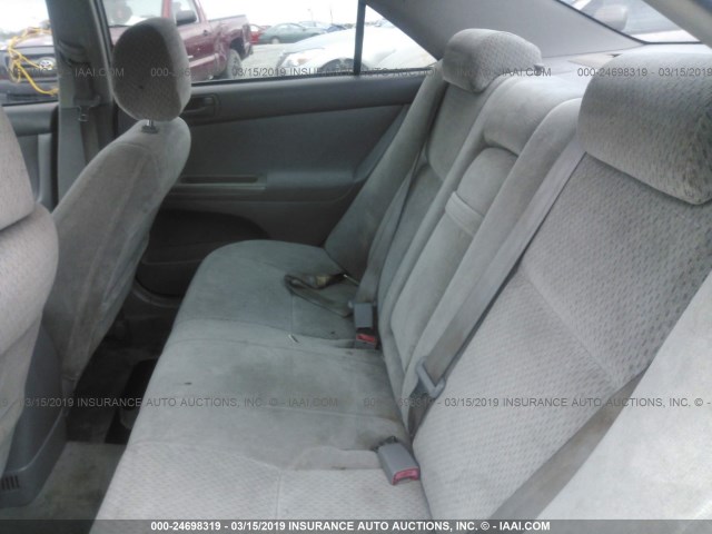 4T1BE32K23U781493 - 2003 TOYOTA CAMRY LE/XLE/SE GRAY photo 8