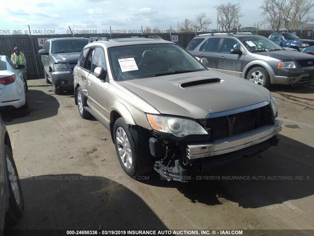 4S4BP63C784336483 - 2008 SUBARU OUTBACK 2.5XT LIMITED GOLD photo 1