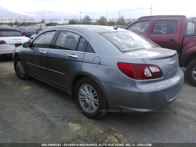 1C3LC66K17N530902 - 2007 CHRYSLER SEBRING LIMITED GRAY photo 3