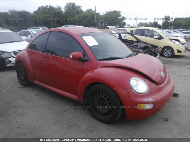 3VWBK31C65M400935 - 2005 VOLKSWAGEN NEW BEETLE GL RED photo 1