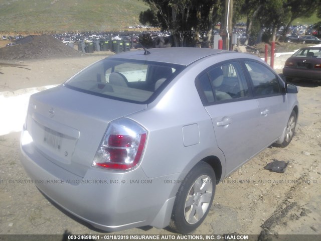 3N1AB61E19L640040 - 2009 NISSAN SENTRA 2.0/2.0S/2.0SL SILVER photo 4