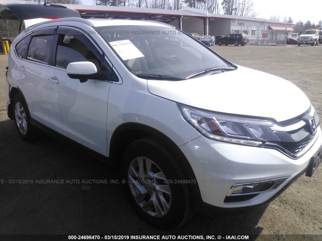 5J6RM4H74GL140169 - 2016 HONDA CR-V EXL WHITE photo 1