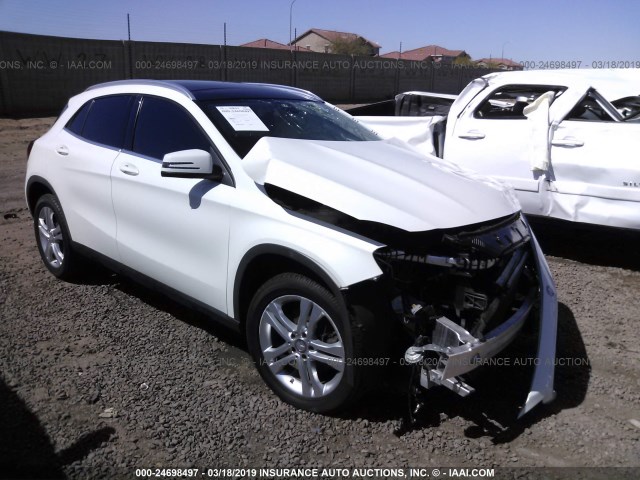 WDCTG4GB7FJ087335 - 2015 MERCEDES-BENZ GLA 250 4MATIC WHITE photo 1