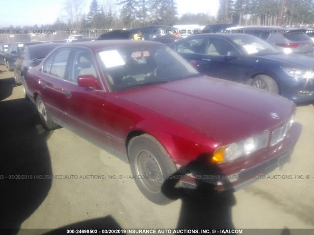 WBAHD2317LBF65670 - 1990 BMW 535 I AUTOMATIC MAROON photo 1