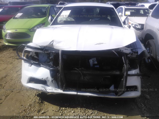 2C3CDXAT2FH925925 - 2015 DODGE CHARGER POLICE WHITE photo 6