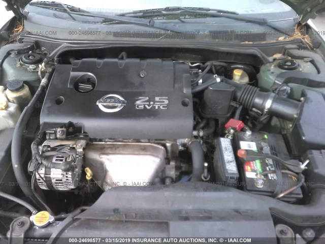 1N4AL11D92C224734 - 2002 NISSAN ALTIMA S/SL GRAY photo 10