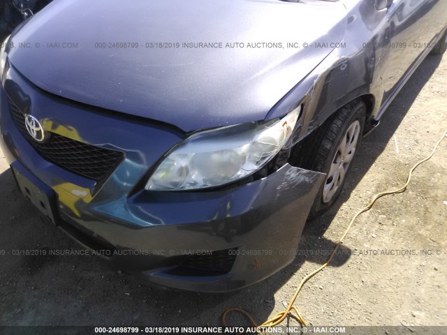 JTDBL40E599059489 - 2009 TOYOTA COROLLA LE/XLE GRAY photo 6