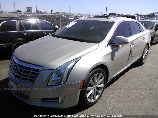 2G61P5S35D9146056 - 2013 CADILLAC XTS LUXURY COLLECTION GOLD photo 2