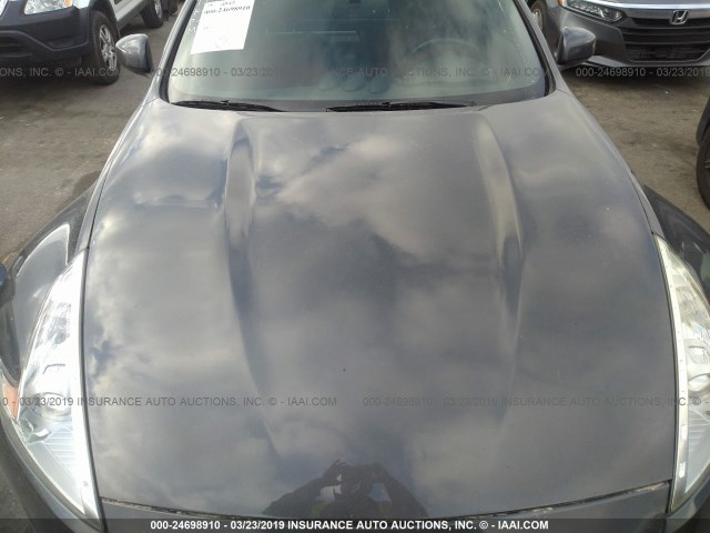 JN1AZ4EH3AM502269 - 2010 NISSAN 370Z BLACK photo 6