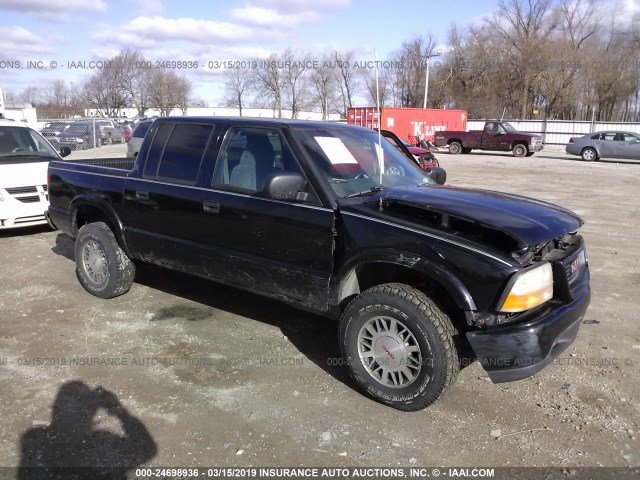 1GTDT13W31K192549 - 2001 GMC SONOMA BLACK photo 1