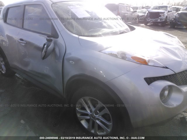 JN8AF5MVXDT212872 - 2013 NISSAN JUKE S/SV/SL SILVER photo 6