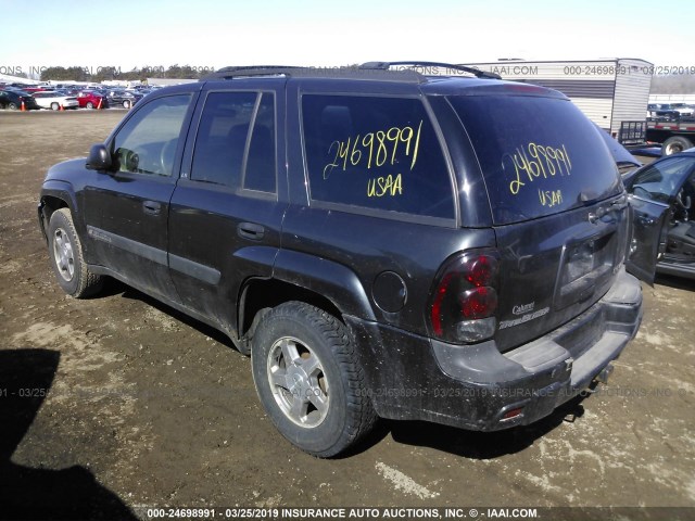 1GNDT13SX42269927 - 2004 CHEVROLET TRAILBLAZER LS/LT GRAY photo 3