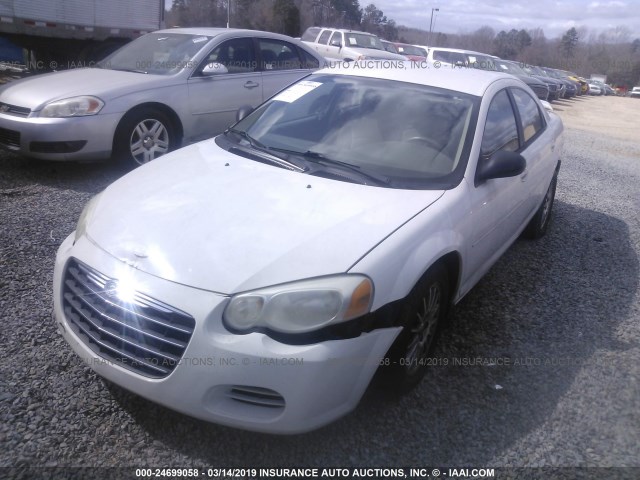 1C3EL56R15N637462 - 2005 CHRYSLER SEBRING TOURING თეთრი ფოტო 2