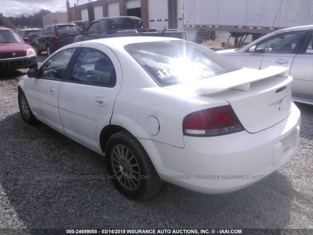 1C3EL56R15N637462 - 2005 CHRYSLER SEBRING TOURING თეთრი ფოტო 3