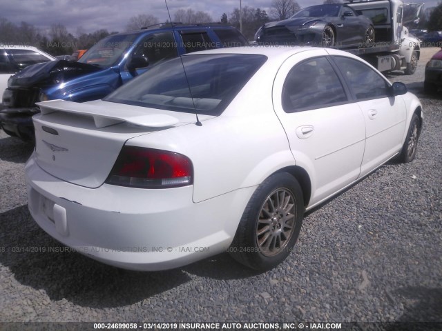 1C3EL56R15N637462 - 2005 CHRYSLER SEBRING TOURING თეთრი ფოტო 4