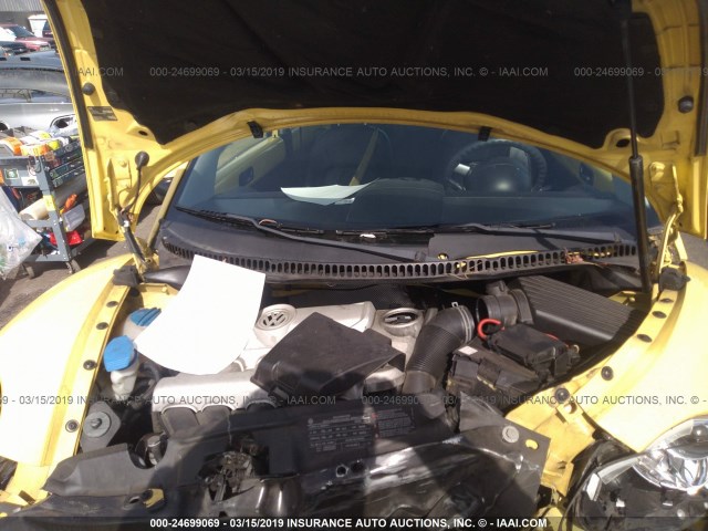 3VWPG3AG6AM016352 - 2010 VOLKSWAGEN NEW BEETLE Sarı foto 10