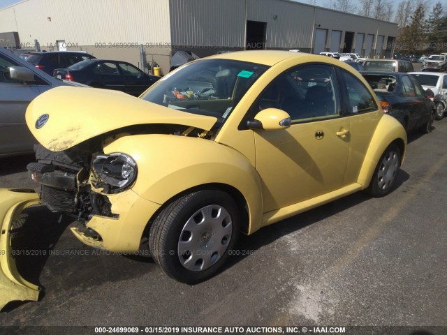 3VWPG3AG6AM016352 - 2010 VOLKSWAGEN NEW BEETLE Sarı foto 2