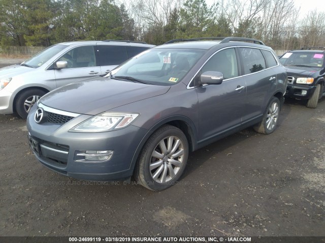 JM3TB28A780150237 - 2008 MAZDA CX-9 GRAY photo 2