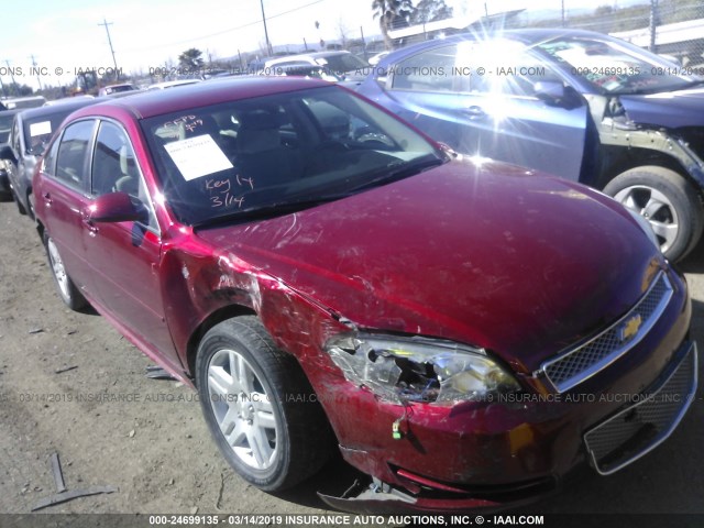 2G1WB5E34E1113040 - 2014 CHEVROLET IMPALA LIMITED LT RED photo 1