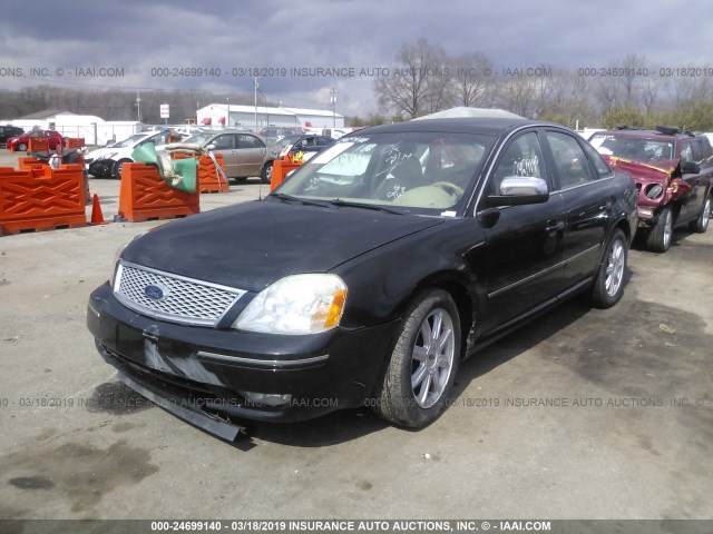 1FAFP25115G124530 - 2005 FORD FIVE HUNDRED LIMITED BLACK photo 2