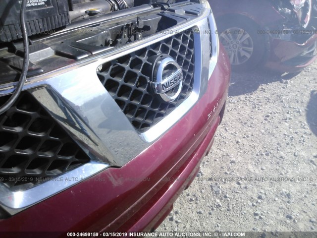 5N1AR18WX7C620075 - 2007 NISSAN PATHFINDER LE/SE/XE RED photo 6