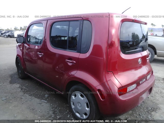 JN8AZ2KR1AT155615 - 2010 NISSAN CUBE S/SL/KROM RED photo 3