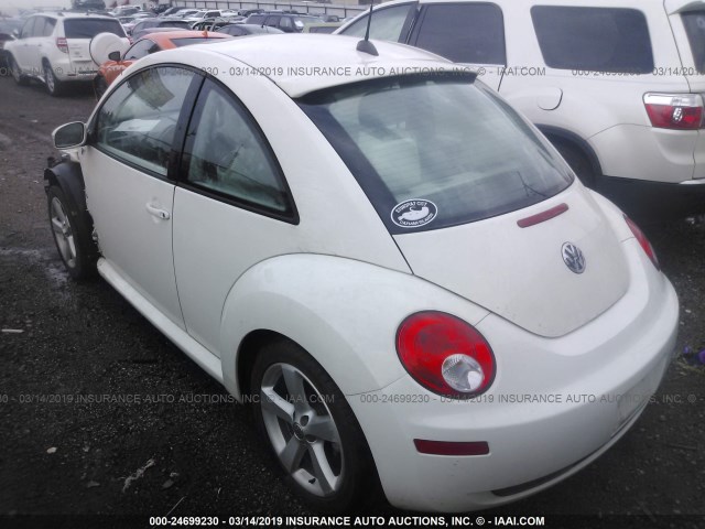 3VWFW31C58M512054 - 2008 VOLKSWAGEN NEW BEETLE TRIPLE WHITE WHITE photo 3