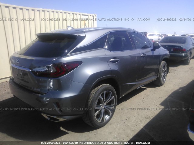 2T2ZZMCA3HC091044 - 2017 LEXUS RX 350/BASE/F SPORT GRAY photo 4