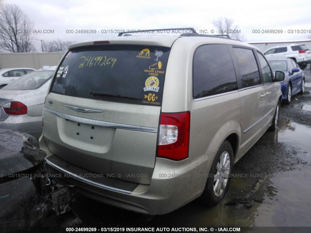 2C4RC1BGXER207362 - 2014 CHRYSLER TOWN & COUNTRY TOURING GOLD photo 4