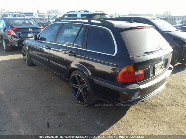 WBAAW33421ET40478 - 2001 BMW 325 IT BLACK photo 3