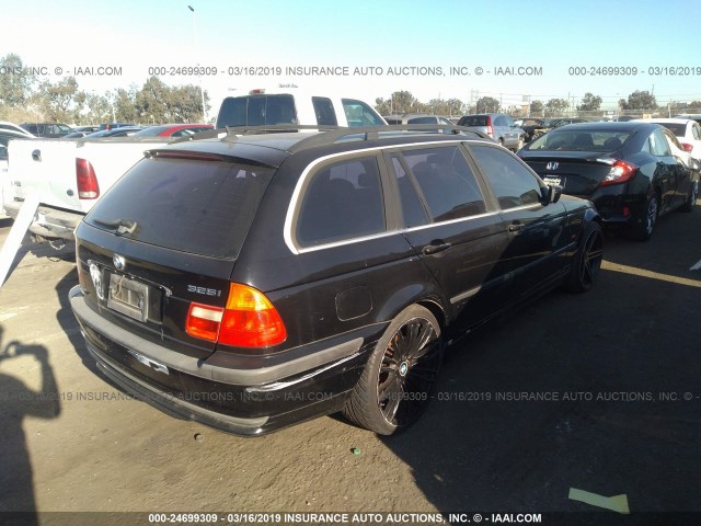 WBAAW33421ET40478 - 2001 BMW 325 IT BLACK photo 4