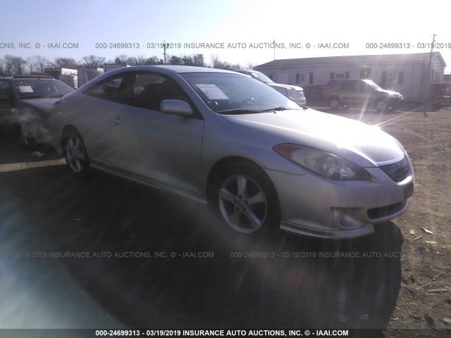 4T1CA38PX4U004094 - 2004 TOYOTA CAMRY SOLARA SE/SLE SILVER photo 1