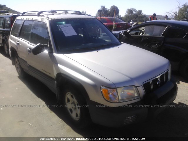 JF1SF63521H705084 - 2001 SUBARU FORESTER L SILVER photo 1