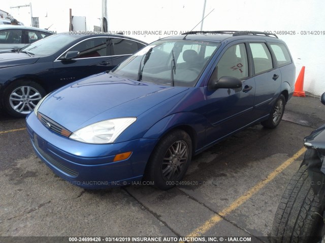 1FAHP36302W184833 - 2002 FORD FOCUS SE/SE COMFORT/ZTW/SE SPRT Light Blue photo 2