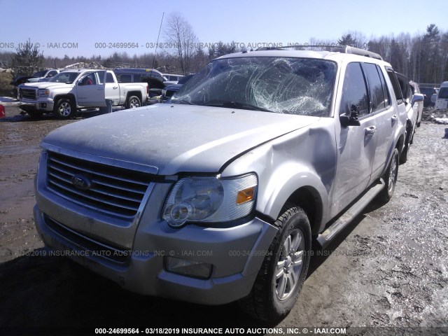 1FMEU7DE2AUA80609 - 2010 FORD EXPLORER XLT SILVER photo 6