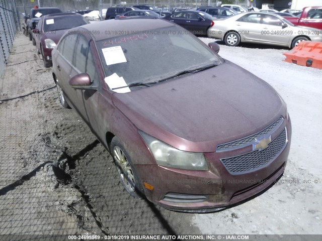 1G1PK5SC0C7203133 - 2012 CHEVROLET CRUZE RED photo 1