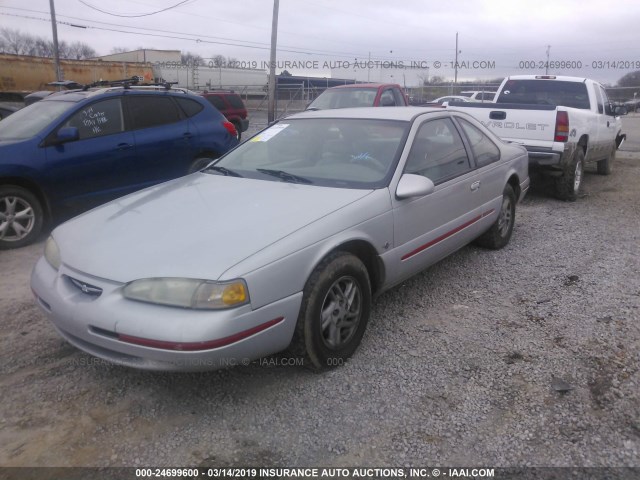 1FALP62W0VH144952 - 1997 FORD THUNDERBIRD LX SILVER photo 2