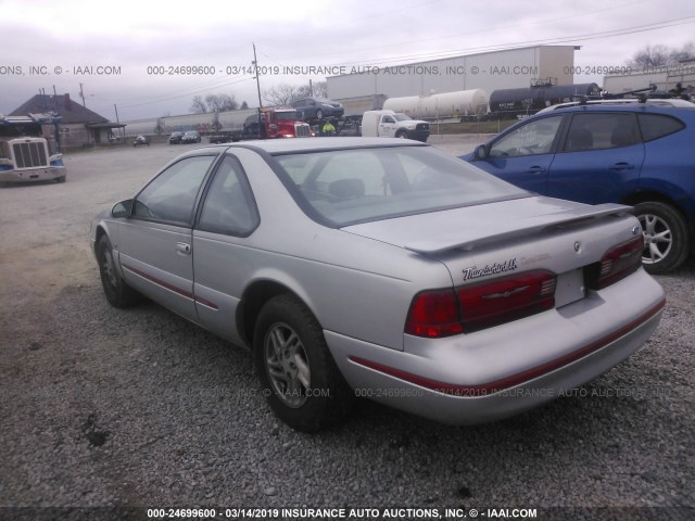 1FALP62W0VH144952 - 1997 FORD THUNDERBIRD LX SILVER photo 3