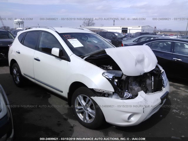 JN8AS5MV9CW403367 - 2012 NISSAN ROGUE S/SV WHITE photo 1