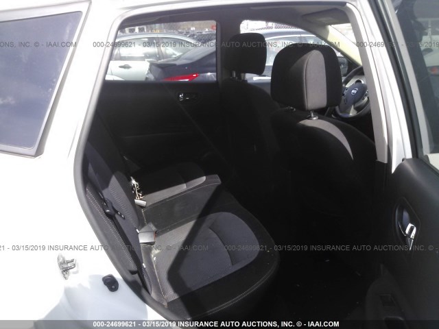 JN8AS5MV9CW403367 - 2012 NISSAN ROGUE S/SV WHITE photo 8