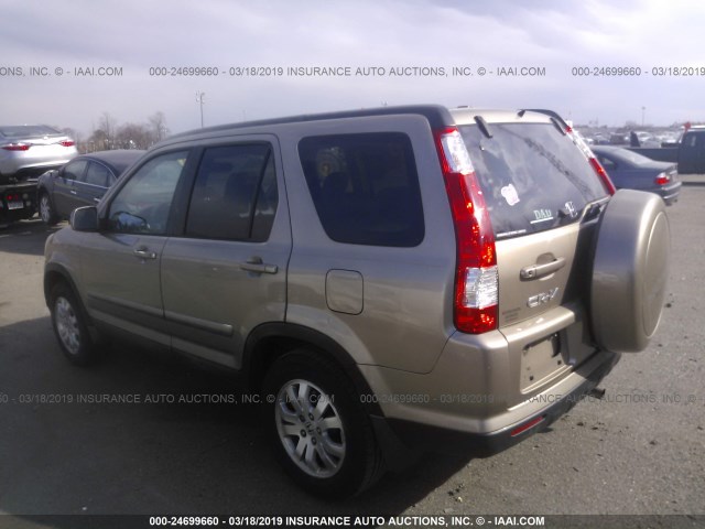 SHSRD78975U314088 - 2005 HONDA CR-V SE/EX GOLD photo 3