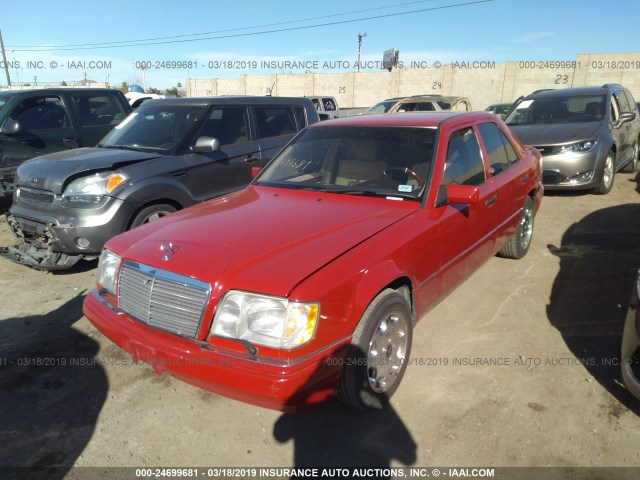 WDBEA34EXSC168514 - 1995 MERCEDES-BENZ E 420 BASE/420 SPECIAL RED photo 6