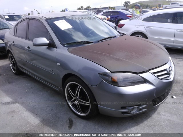 JM1BK323941177013 - 2004 MAZDA 3 S GRAY photo 1