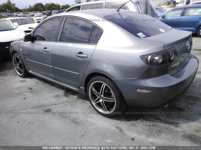 JM1BK323941177013 - 2004 MAZDA 3 S GRAY photo 3