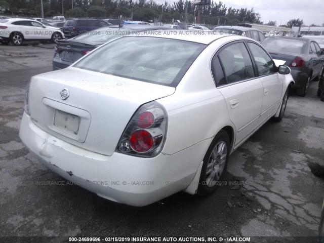 1N4AL11D56C203479 - 2006 NISSAN ALTIMA S/SL WHITE photo 4