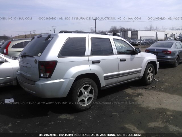 1J4GS48K26C299496 - 2006 JEEP GRAND CHEROKEE LAREDO/COLUMBIA/FREEDOM 银色 照片 4