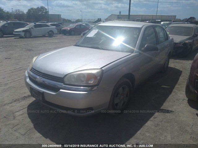 1G1ZT54805F134712 - 2005 CHEVROLET MALIBU LS 银色 照片 2