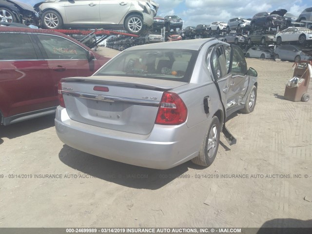 1G1ZT54805F134712 - 2005 CHEVROLET MALIBU LS 银色 照片 4