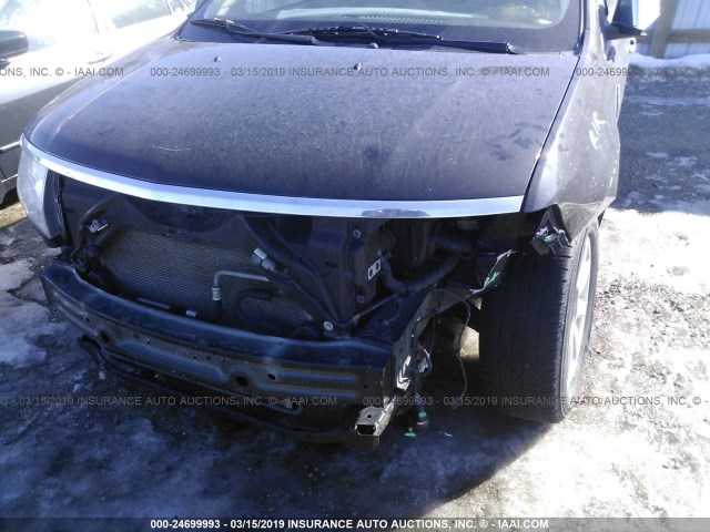 2LMDJ6JC1ABJ34414 - 2010 LINCOLN MKX BLACK photo 6